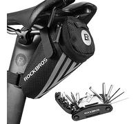 ROCKBROS Mini Sacoche Outil Multifonction 16 en 1 sous Selle 0,5L Noir