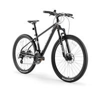 ROCKBROS MT·200 Vélo VTT 27,5 Pouces, Cadre en Aluminium avec Freins à Disque, 24 Vitesses Altus M310, Tailles 16/18/21 Pouces, Vélo de Montagne Homme Femme, Noir S