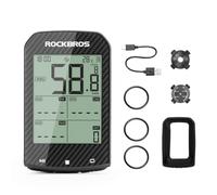ROCKBROS Ordinateur de vélo GPS avec écran LCD de 2,9", ANT+ et Bluetooth 5.0