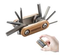 ROCKBROS Outil Multifonction Vélo 8 en 1, Mini Kit Outils Vélo Réparation