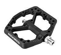 ROCKBROS Pédales de VTT en Nylon Pédales Antidérapantes 9/16 '' pour Vélo de Route, Vélo de Course, Vélo Électrique, Noir Blanc Vert Rouge Orange