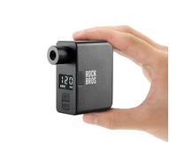 ROCKBROS Pompe à Vélo Electrique Mini avec Manomètre LED, Pompe à Air Max 120 PSI Rechargeable, Gonfleur Auto-Stop, valves Presta/Schrader, pour VTT Vélo de Route et de Ville VTC