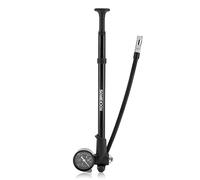 ROCKBROS Pompe à Vélo pour Fourche/Pneu/Suspension Arrière | Manomètre, Pompe d’Amortisseur Vélo Haute Pression 300 PSI pour Valve Presta Schrader VTT Vélo Route