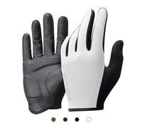 ROCKBROS Road to Sky Gants Vélo Plein Doigt Homme Femme, Tactile, Respirants, Antidérapants avec Coussin SBR, pour Cyclisme Route Course Fitness, Noir/Bleu/Blanc/Vert, Tailles M-XL