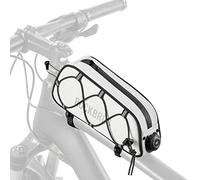 ROCKBROS Road to Sky Sacoche Cadre Vélo 0,7L, Étanche Réfléchissante pour Sacoche Avant pour VTT, Gravel, Route, BMX - Blanc, Orange, Vert, Gris, Noir