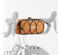 ROCKBROS Road to Sky Sacoche de Guidon Vélo 1,9L Étanche et Réfléchissante, Sac Avant Innovant pour Vélo Route VTT Gravel Électrique, Blanc Orange Vert Gris Noir