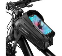 ROCKBROS Sacoche de Cadre vélo - Support de Téléphone Vélo - Smartphone sous 6,8 Pouces - Imperméable Écran Tactile