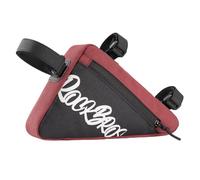 ROCKBROS Sacoche de Cadre Vélo VTT BMX, Sacoche Triangle pour Tube Supérieur de Vélo Hydrofuge Ranger Articles Cyclisme 0,8 L Rouge