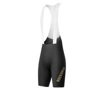 ROCKBROS Short VTT Homme Rembourré, Cuissard Cycliste Homme à Bretelles sans Coutures, Cuissard Velo Confort Longue Distance, Anti-frottement, Noir L