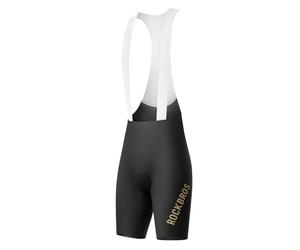 ROCKBROS Short VTT Homme Rembourré, Cuissard Cycliste Homme à Bretelles sans Coutures, Cuissard Velo Confort Longue Distance, Anti-frottement, Noir L