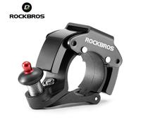 ROCKBROS - sonnette de vélo en alliage d'aluminium, alarme sonore Portable de petit Volume pour la sécurité de l'anneau de vélo de route vtt, accessoires de bicyclette 34210009001