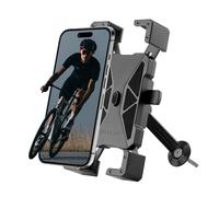 ROCKBROS Support Téléphone Universel pour Vélo et Moto avec Montage Rapide 1S et Rotation 360°, Compatible Smartphones 4,5 à 7,2 Pouces
