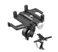 Rockbros Support Téléphone Vélo Universel 360° Rotatif Guidon 22.2-31.8mm Noir