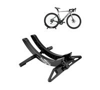 ROCKBROS Support Vélo Sol Range 26-80mm Largeur Réglable VTT Râtelier Vélo Support Stationnement Assemblé Pneu Avant Arrière Vélo Route Antidérapant Vélo Course Vélo Électrique Intérieur Stable Noir