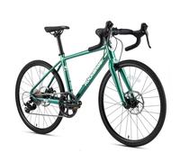 ROCKBROS Vélo de Course 22 Pouces, Cadre en Aluminium Léger, Vélo de Route Changement de Vitesses SENSAH PHI 10 Vitesses, Freins à Disque Mécaniques, Taille Adaptée 140-155 cm, Vert Bleu
