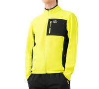 ROCKBROS Veste de Cyclisme Homme en Polaire pour Hiver, Veste VTT Thermique Vêtement Vélo Cycliste Haute Réfléchissant Chaud Vert Fluo - pour VTT Vélo Route Course Sport Extérieur - 4XL