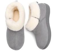 RockDove Bottine Confort en Fausse Suède à Mémoire de Forme pour Femme, 39 EU, Gris Clair