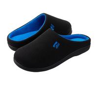 RockDove Chausson en Mousse à Mémoire de Forme à Deux Tons pour Homme, 43.5 EU, Noir et Saphir