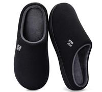 RockDove Chausson en Mousse à Mémoire de Forme à Deux Tons pour Homme, 46/47 EU, Noir/gris