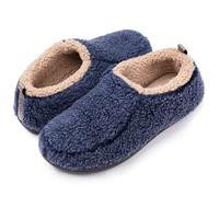 RockDove Chaussons Nomad avec mousse à mémoire de forme pour homme, bleu, 46/47 EU