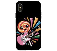Rocker Chords Lollipop Kawaii Punk Coque pour iPhone X/XS