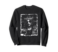 Rocker Gothique avec Couronne d'épines Sweatshirt