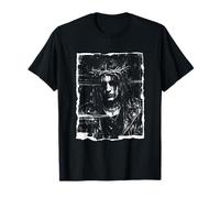 Rocker Gothique avec Couronne d'épines T-Shirt