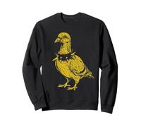 Rocker Pigeon Punk Metal Rock and Roll Music Pigeon Sweatshirt