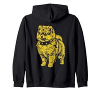 Rocker Poméranie Punk Metal Rock and Roll Music Dog Sweat à Capuche