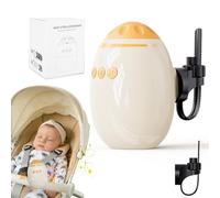 Rocker Rechargeable avec 11 Bruit Blanc, Aide au Sommeil avec Intensités de Balancement Réglables, Minuterie 40 Min, Charge USB-C, Universel Pour Poussette Et Landaus, Berceur Automatique