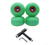 Rocker Roues de skateboard 52 x 32 mm 95A PU pour tours et balades quotidiennes Roulements ABEC-9 + outils en T (S)