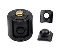 Rocker Switch 22mm 24mm Diameter Round Button Switches Flashlight Central Side Middle Part Switch (Size : 24mm)