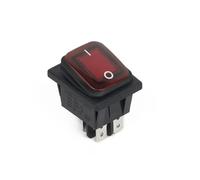 Rocker Switch Illuminated Dashboard On-Off Parts Rectangle Waterproof 20A 250VAC 20A DPST IP67 30 X 22mm