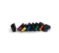 Rocker Switch ON-OFF 2 Position 3 Pin Electrical equipment With Light Power Switch 16A 250VAC/ 20A 125VAC Home/industry NWPNLXEA(Blue ON-OFF-ON)