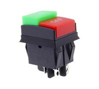 Rocker switch WF03-C1 KCD4 button start stop control button double red 1NO 1NC NWPNLXEA