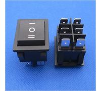 Rocker Switcher 1PCS 6 broches 3 fichiers Rocker Switch 3 0a 250vac on- À l'arrêt -SUR Bouton avec une résistance à haute puissance à haute puissance à haute puissance légère ( Color : Without Light 3