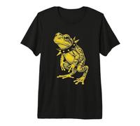 Rocker Toad Punk Metal Rock and Roll Music Frog T-Shirt Haut de Gamme
