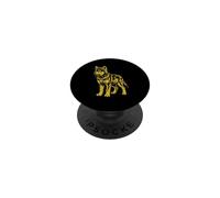 Rocker Wolf Punk Metal Rock and Roll Music Wolf PopSockets PopGrip Adhésif