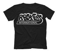 Rockers International T-Shirt 100% Cotton King Tubby Dub Augustus Pablo Short Sleeve Black M