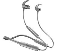 Rockerz 255 Pro +, Batterie 60 Heures, Charge Rapide, Ipx7, Double Appariement, Faible Latence, Écouteurs Magnétiques, Tour De Cou Bluetooth Intra-Auriculaire, Sans Fil Avec Micro (Gris Cosmique)