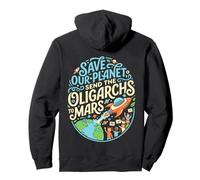 Rocket Carries Oligarques to Mars Funny Science-Fiction Sweat à Capuche