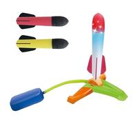 Rocket Catapult Toys Foot Pedal Foam Launching Toy Outdoor Relax Playground Garden Backyard Lawn Patio Park Aerodynamic Flying Launcher Air Powered Science Game Interactive Children Play Set