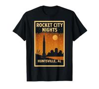 Rocket City Nights Chemise Huntsville AL Moon Skyline Space T-Shirt