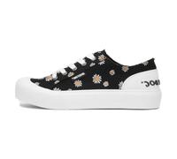 Rocket Dog Femme Jazzin Plus Basket, Motif Fleurs Noir, 38 EU