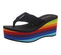 Rocket Dog Femme Crush Rainbow Sandale à Talon, Noir Arc-en-Ciel, 36 EU