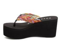 Rocket Dog Femme Écraser Tongues, Rainbow Braid, 40 EU