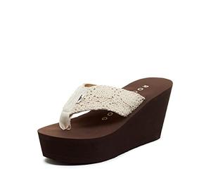 Rocket Dog Femme plongée Sandale à Talon, Crochet Natural, 41 EU