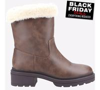 Rocket Dog Idée Classique Femmes Décontracté Créateur Mode Mi Botte Noire