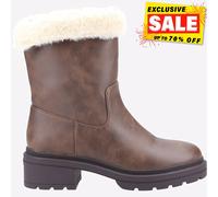 Rocket Dog Idée Classique Femmes Décontracté Créateur Mode Mi Bottes Noir