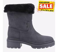 Rocket Dog Idée Femmes Classique Décontracté Designer Mode Mi-Boot Noir